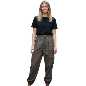 Heartloom Olive Green Cargo Jogger Pants Out Of Town Dickinson Womens Medium